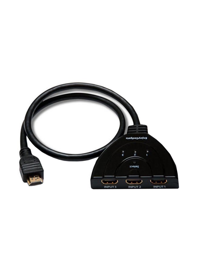 HDMI Auto Switch Splitter Black - Image 1