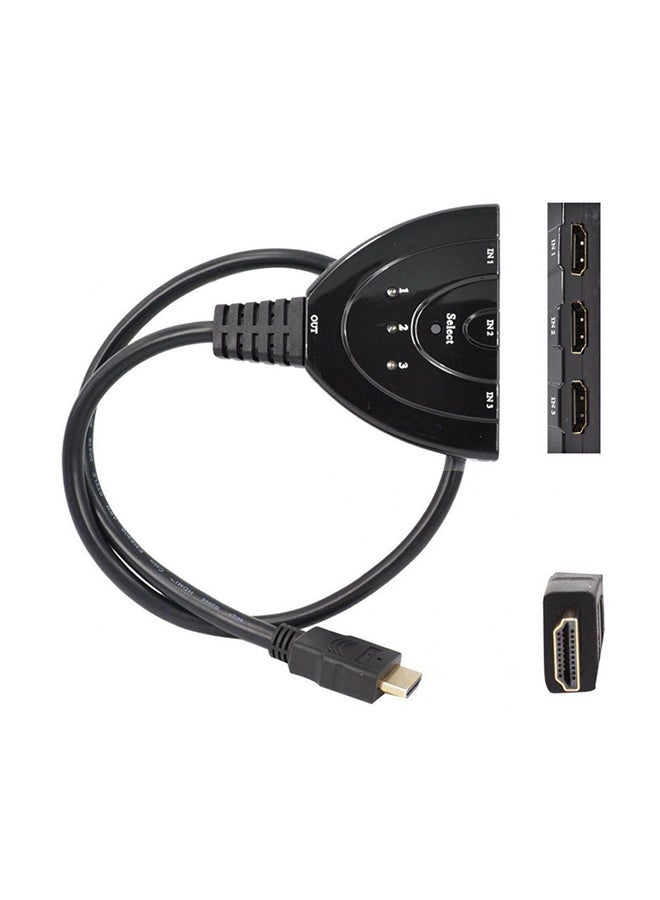 HDMI Auto Switch Splitter Black - Image 2