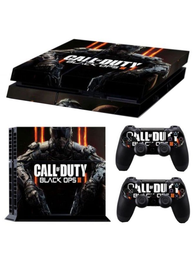 2-Piece Removable Decal Sticker For PlayStation 4 