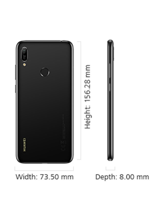 HUAWEI - Y6 Prime 2019 Dual SIM Midnight Black 2GB RAM 32GB 4G LTE - Image 1