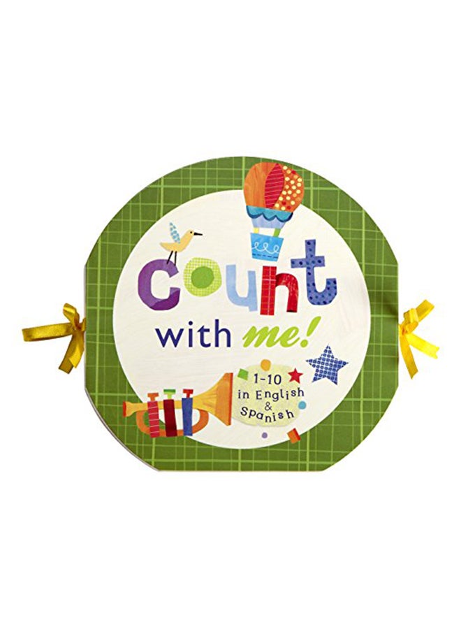 C.R. Gibson Count With Me English/Spanish Accordion Board Book  - Image 1