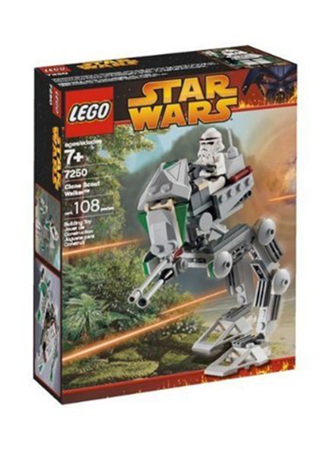 7250 108-Piece Star Wars Clone Scout Walker Building Set 7+ Years