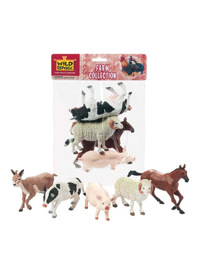 Wild Republic 5-Piece Farm Anima Figures 