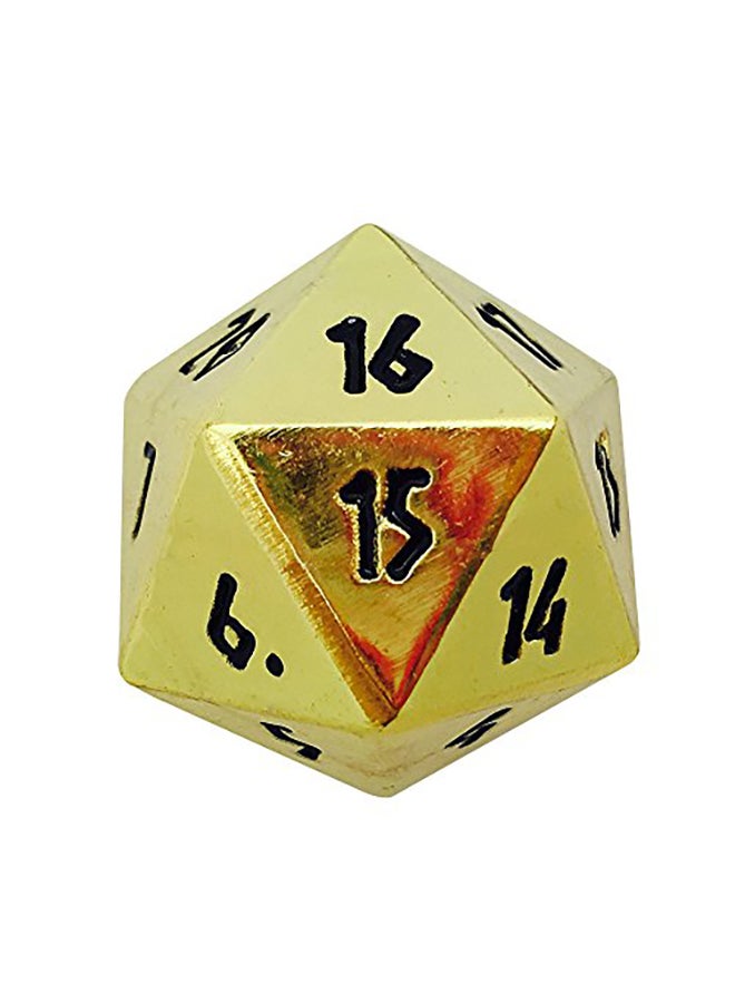 Norse Foundry Dead Mans Gold Countdown 25mm Full Metal D20 Dice Life Counter - Image 2