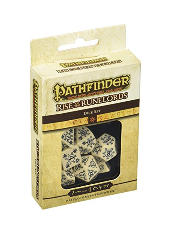 Q WORKSHOP - 7-Piece Pathfinder- Rise of The Runelords Dice Set - Image 1