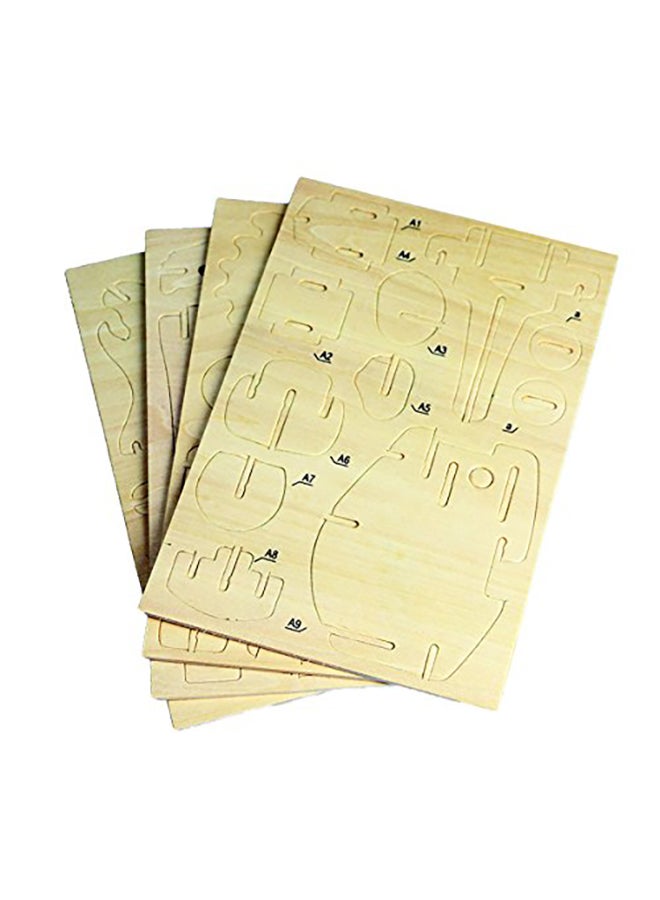 دينورويد طقم ألعاب بازل ثلاثي الأبعاد على شكل الديناصور ستيجوسوروس 16x5x24سم - Image 2