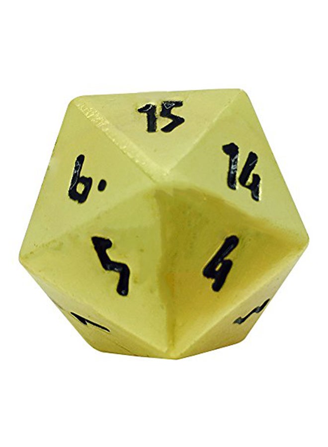 Norse Foundry Dead Mans Gold Countdown 25mm Full Metal D20 Dice Life Counter - Image 1
