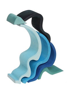 Water Waves Stacker Wooden Blocks(Large) 6