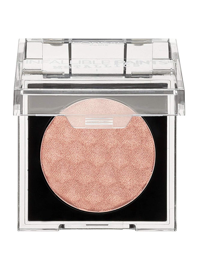 L'OREAL PARIS - Infallible Paints Metallics Eye Shadow 400 Rose Chrome - Image 1