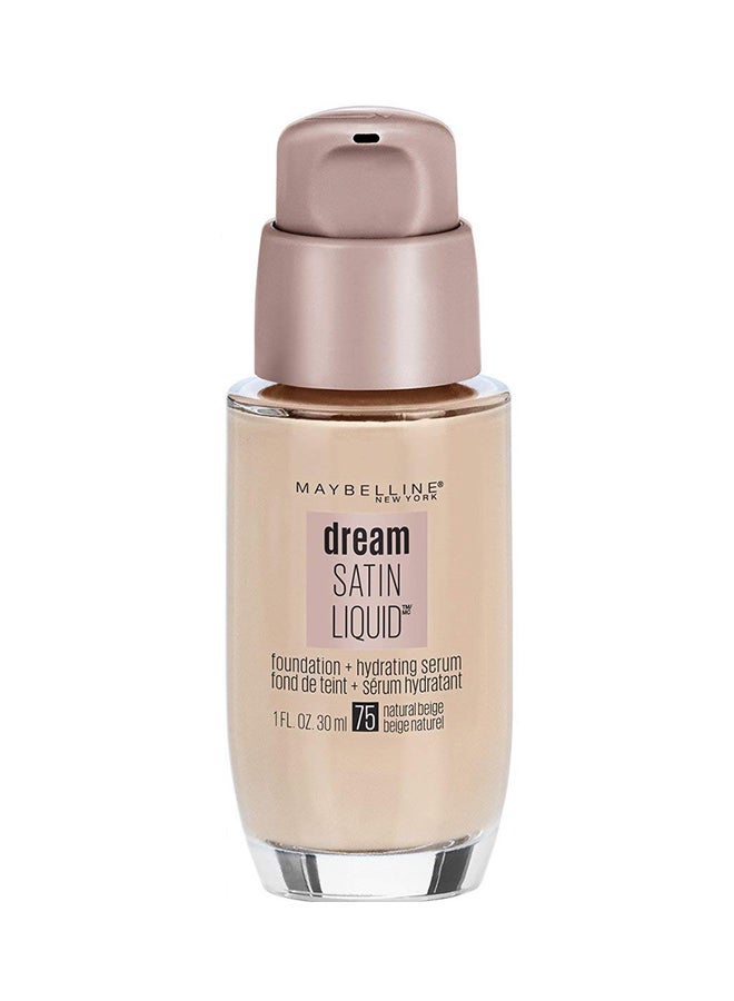 MAYBELLINE NEW YORK - Dream Satin Liquid Mousse Foundation 75 Natural Beige - Image 1
