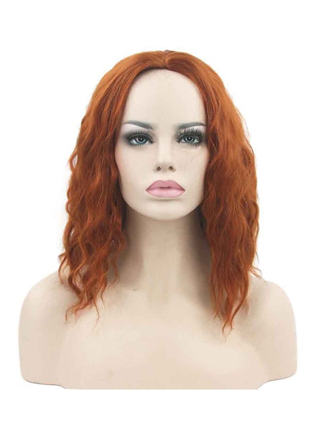 Generic Short Curly Wig Brown  - Image 1