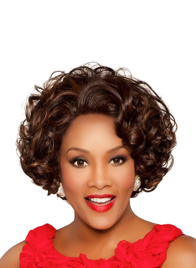 Generic Short Curly Fluffy Wig Brown  - Image 1