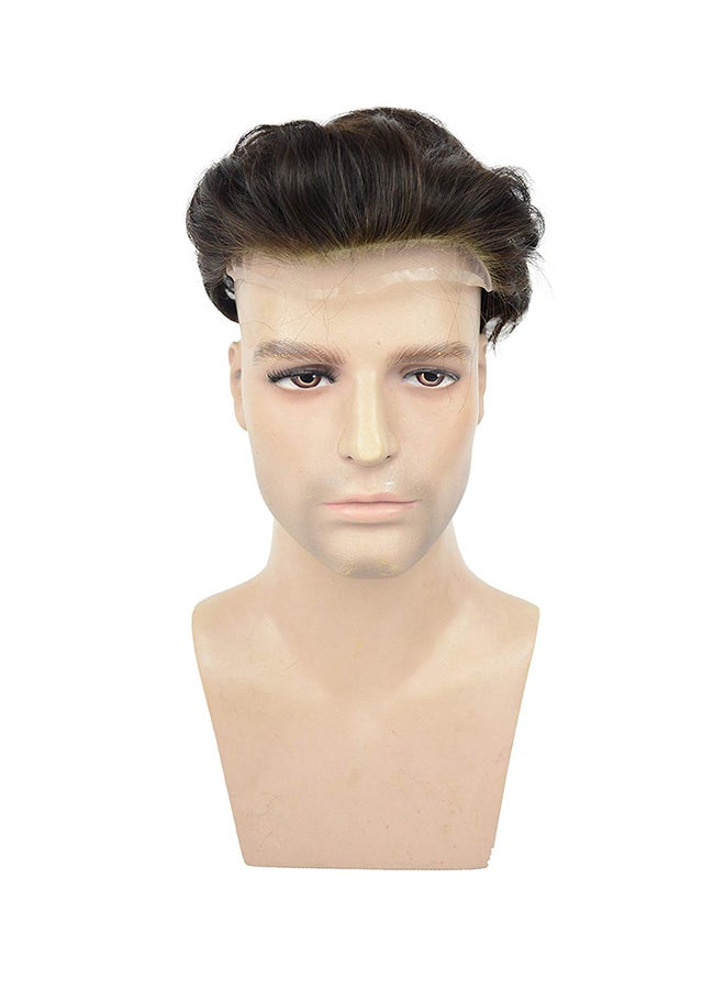 Generic Full French Lace Cap Wig Brown 8x10inch 