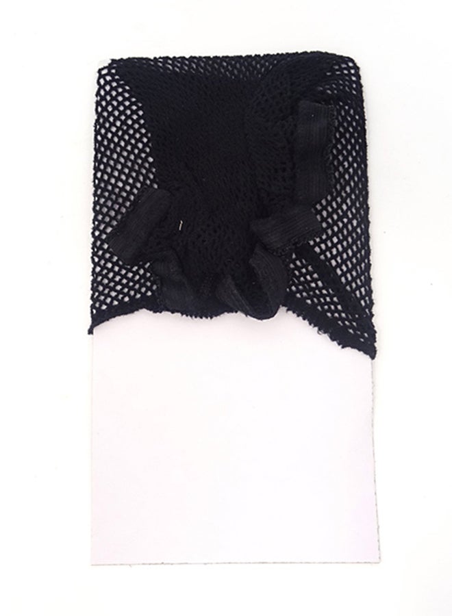 4-Piece Elastic Nylon Wig Caps Black - Image 3