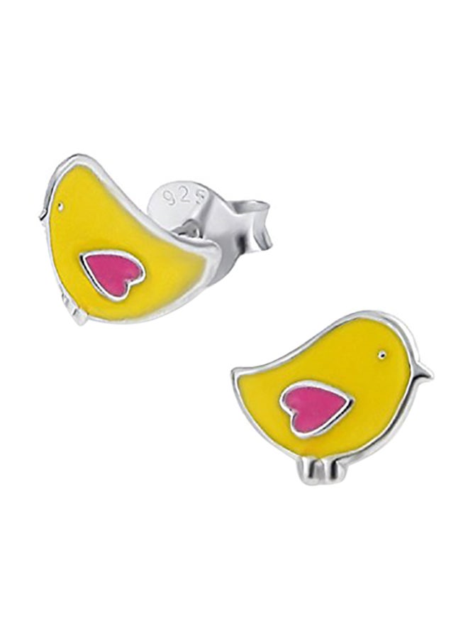 ICYROSE 925 Sterling Silver Chick Stud Earrings - Image 1
