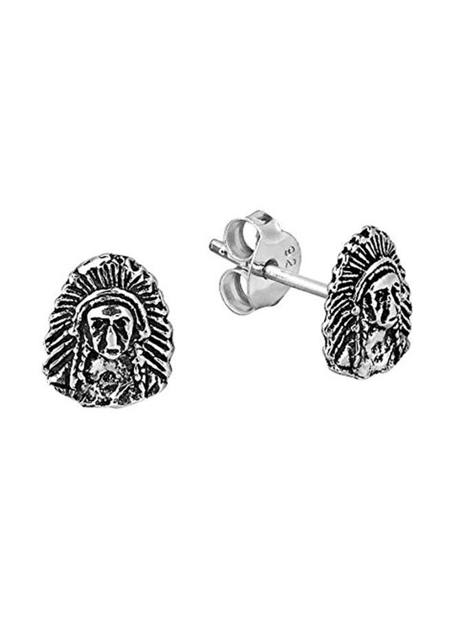 AeraVida - 925 Sterling Silver Stud Earrings - Image 1