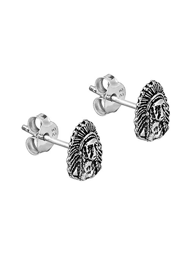 AeraVida - 925 Sterling Silver Stud Earrings - Image 1