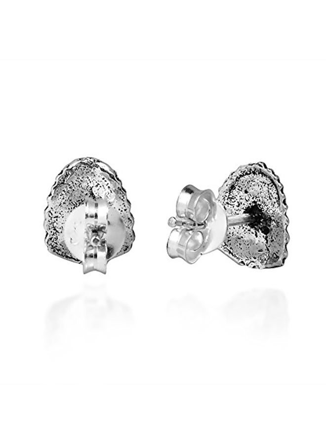 AeraVida - 925 Sterling Silver Stud Earrings - Image 1