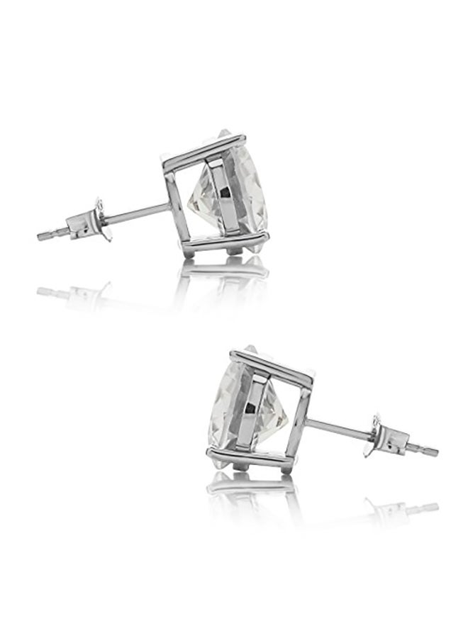 KEZEF Creations - 925 Sterling Silver Gemstones Stud Earrings - Image 1