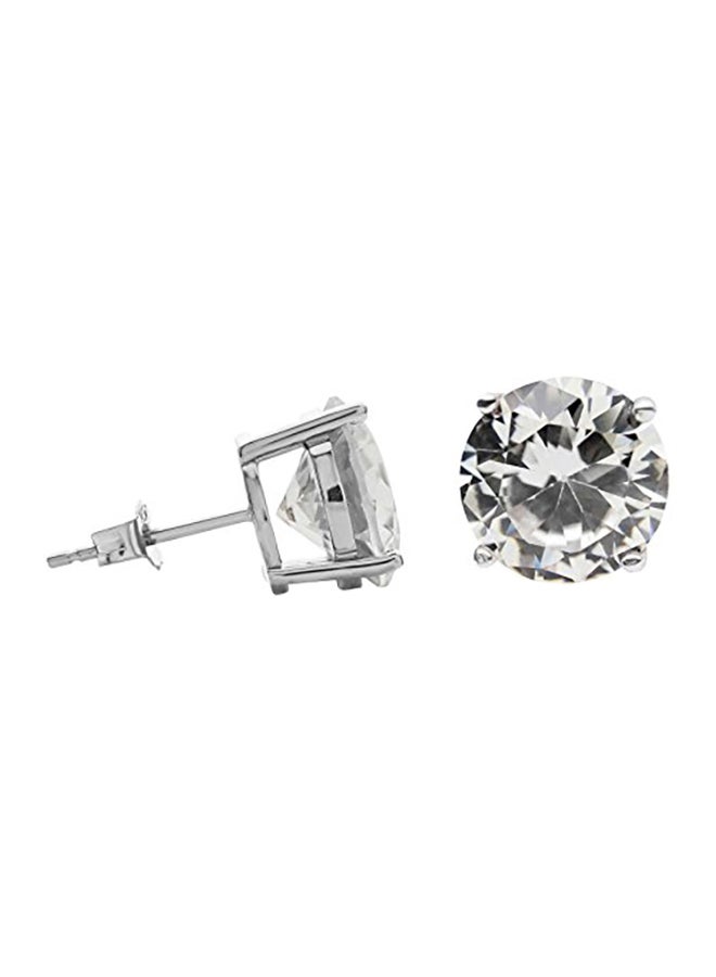 KEZEF Creations - 925 Sterling Silver Gemstones Stud Earrings - Image 1