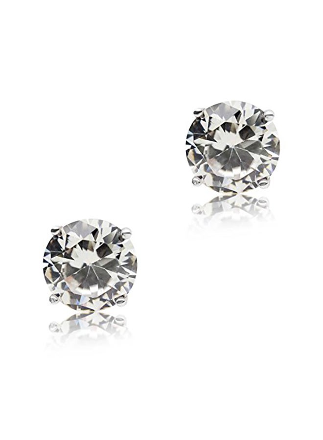 KEZEF Creations - 925 Sterling Silver Gemstones Stud Earrings - Image 1