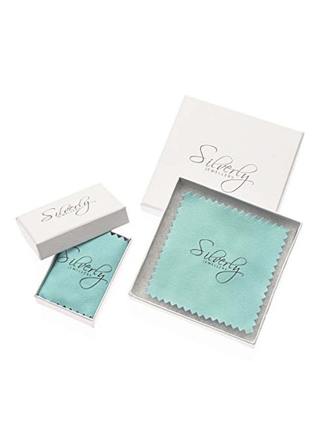 Silverly - 925 Sterling Silver Single Crystal Nose Stud - Image 1