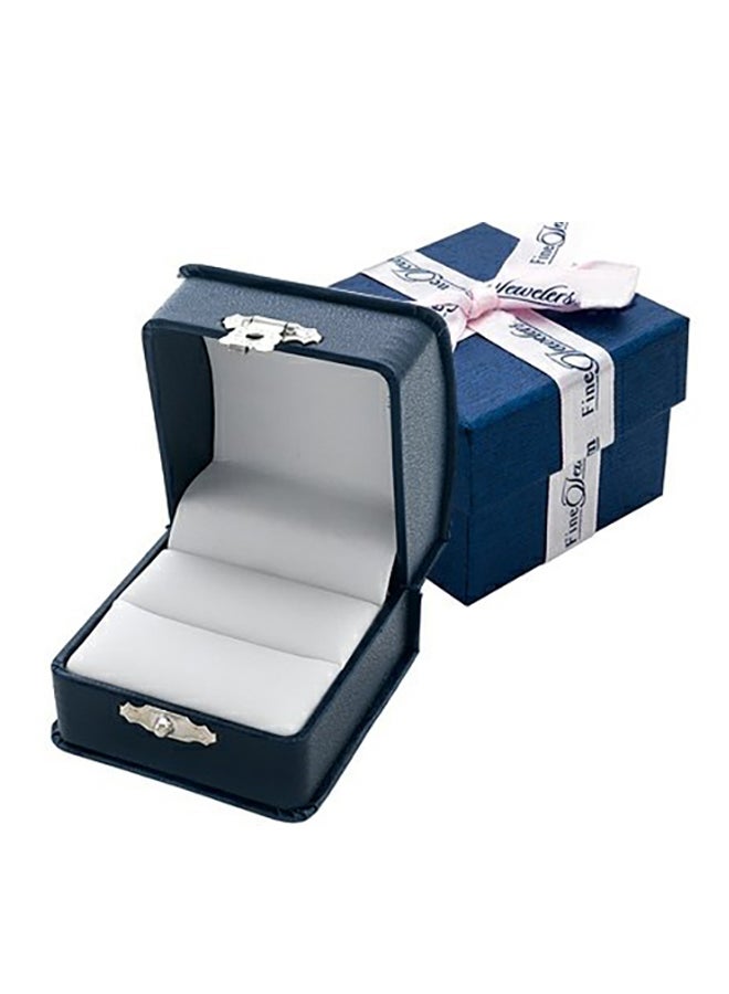 Star K Sterling Silver Pear Shape   Topaz Earrings Studs - Image 2