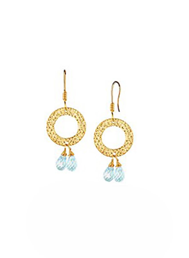 Studs Galore Sterling Silver 2 Carats Aquamarine Earrings - Image 1