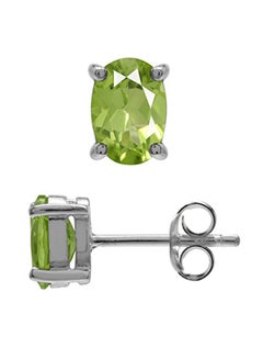 1.56ct. Natural Peridot 925 Sterling Stud Earrings - v1551347450/N21538221A_1