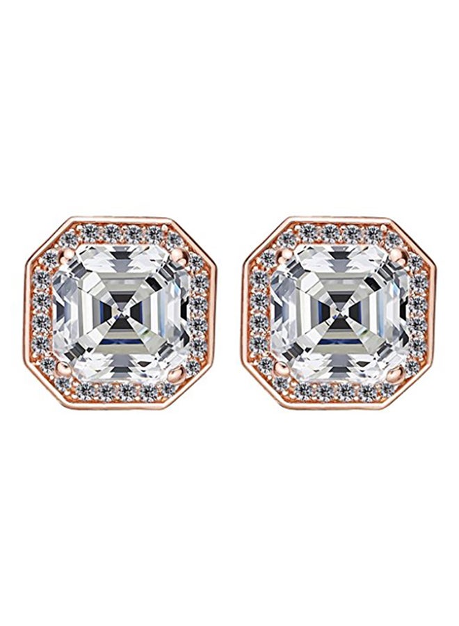Nana 14-Karat Sterling Silver Swarovski Zirconia Stud Earring - Image 1