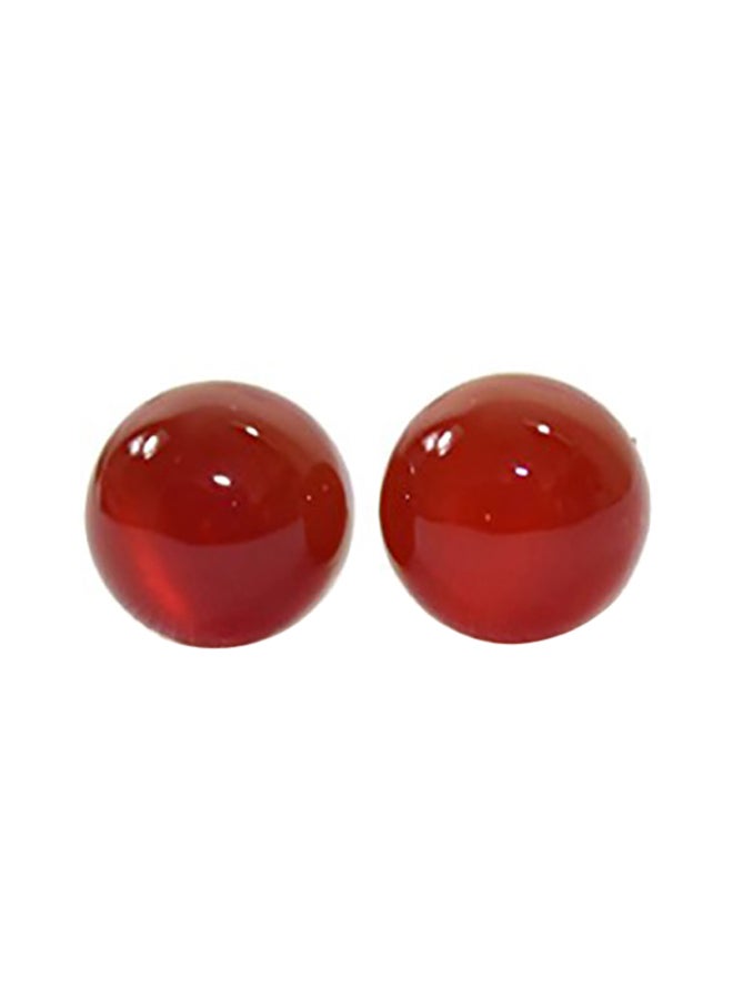 Legende Earrings With 6 Natural Carnelian Agate - Image 1