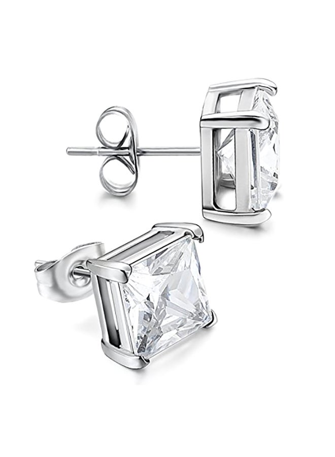 LIEBLICH Pair Of 4 Cubic Zirconia Stud Earrings - Image 2