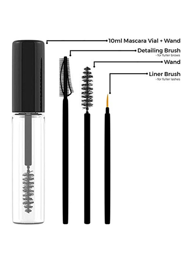 Viva Naturals 100% Pure And Hexane Free  Castor Oil With Mascara Kit Clear  - Image 2
