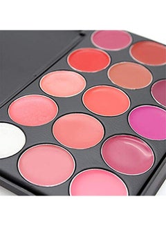 PhantomSky 15 Color Cream Lip Gloss Makeup Palette Multicolour  - Image 4