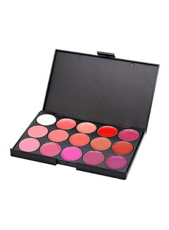 PhantomSky 15 Color Cream Lip Gloss Makeup Palette Multicolour  - Image 1