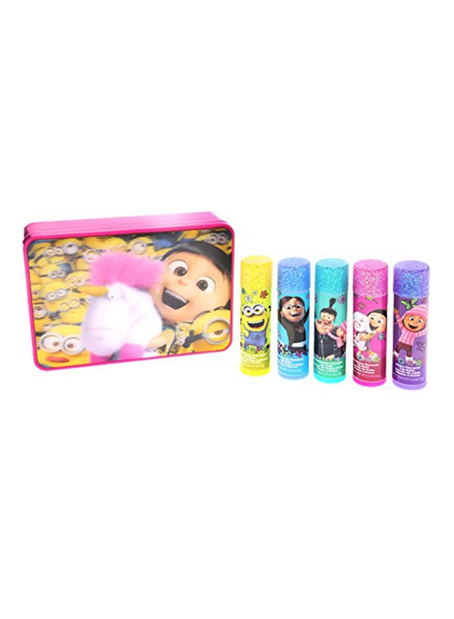 Despicable Me 5-Piece Townley Girl 3 Super Sparkly Lip Gloss Set Multicolour - Image 4