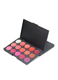 PhantomSky 15 Color Cream Lip Gloss Makeup Palette Multicolour  - Image 3