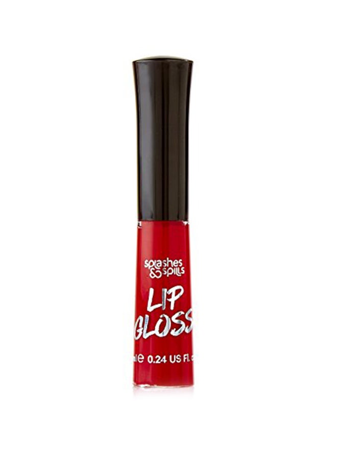 Splashes & Spills Luxurious Lip Gloss Black /Red - Image 3