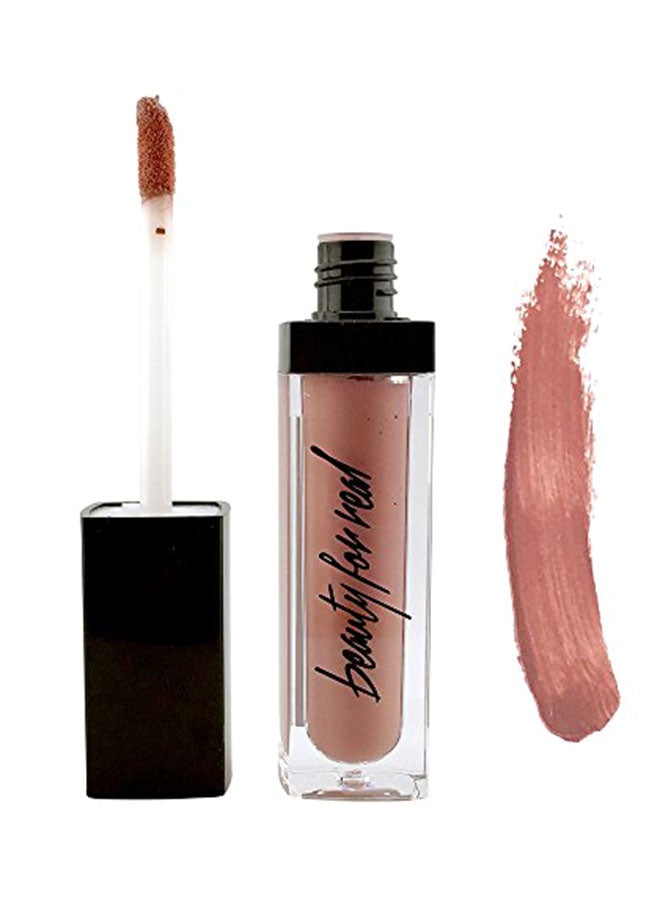 Beauty For Real Bfr Lip Cream, Built In Led Light, Mirror, Color: Nude Barely There - Image 1