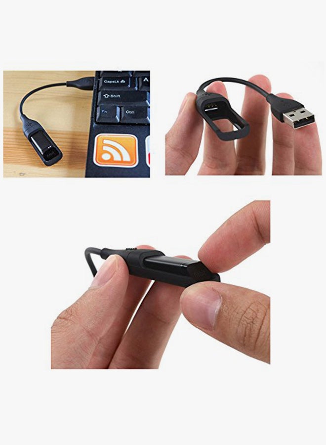 EveShine 2-Piece Fitbit Flex Charger Replacement USB Charger Cable 0.76x30.48x8.89inch  - Image 2