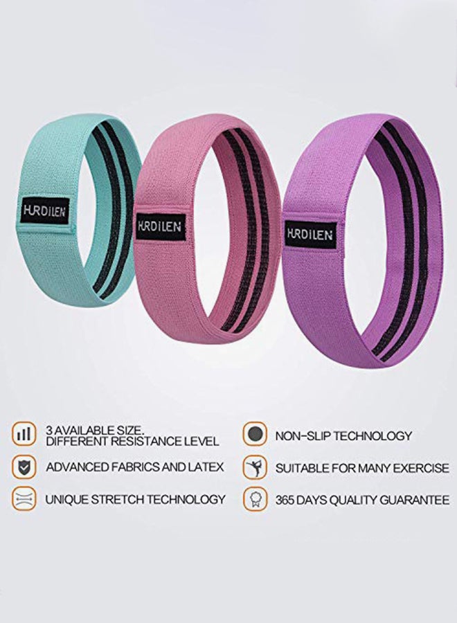 Hurdilen - Resistance Bands Loop Exercise Bands Booty Bands 8.64x46.99x10.67inch - Image 1