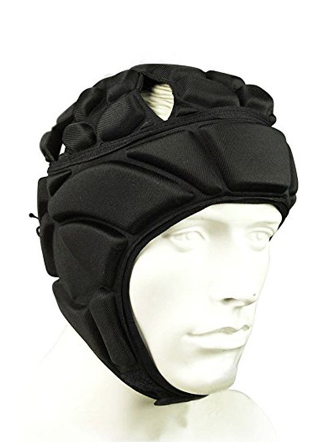 COOLOMG Men's Sport Goalkeeper Adjustable Soccer Goalie Helmet Head Protector Support 8.13x23.37inch - Image 1