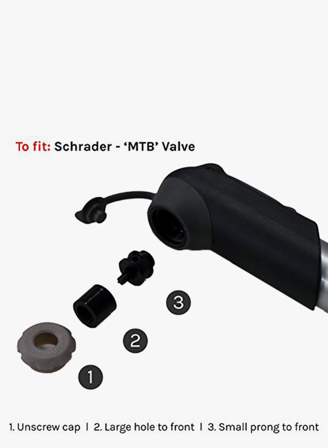VeloChampion - Professional Quality Mini Bike Pump 25x25inch - Image 1
