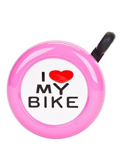 صن لايت جرس بطباعة عبارة "I Love My Bike" 6.1x8.89x9.65بوصة 
