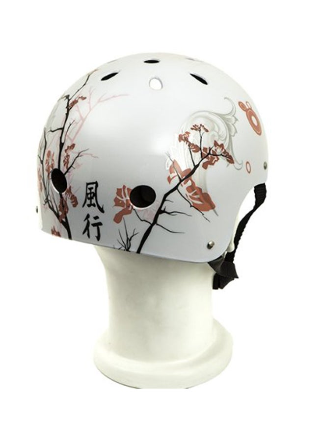 Punisher Skateboards - Cherry Blossom Multi-Sport Pink Skateboard Helmet 22.23x38.1x15.24inch - Image 1
