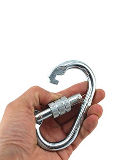 EZcop Professional Safety D Buckle Autolock Self Locking Steel Alloy Carabiner 36.5inch  - Image 3
