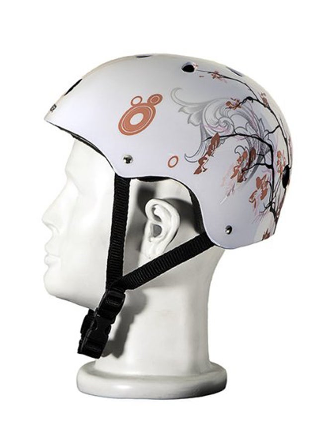 Punisher Skateboards - Cherry Blossom Multi-Sport Pink Skateboard Helmet 22.23x38.1x15.24inch - Image 1