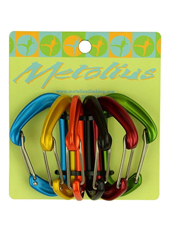 Metolius 6-Piece FS Mini Carabiner 15.24x15.24x15.24inch - Image 2