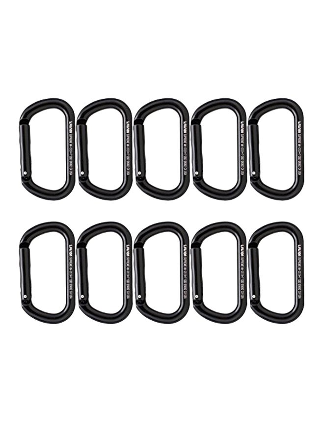 Fusion Climb 10-Piece Supreme Ii Aluminum Oval-Shape Carabiner 11.0744X0X1.1938inch - Image 1