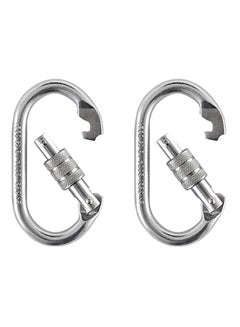 EZcop Professional Safety D Buckle Autolock Self Locking Steel Alloy Carabiner 36.5inch  - Image 1